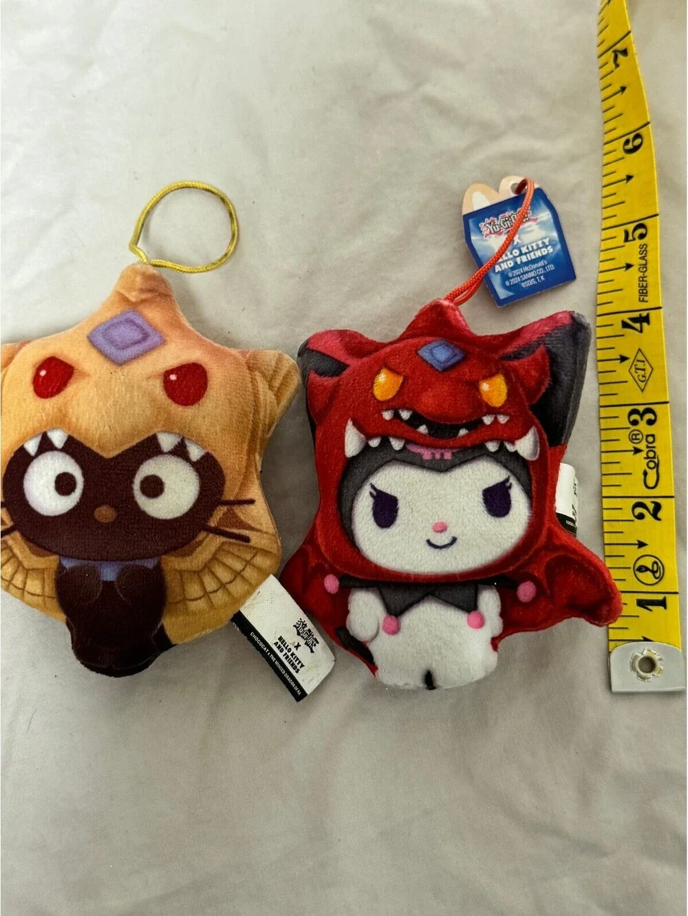 McDonald's Yu-Gi-Oh x Hello Kitty Kuromi Chococat Plush Lot 2024